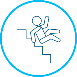 fall down stairs icon