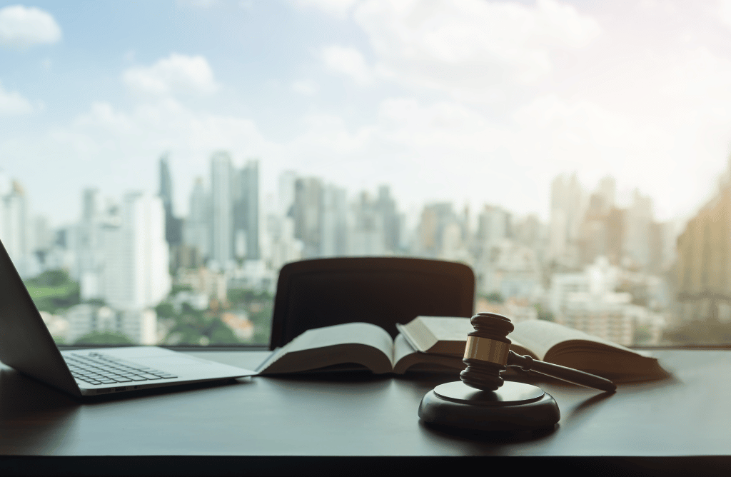 Photo of the desk of a Bronx personal injury lawyer