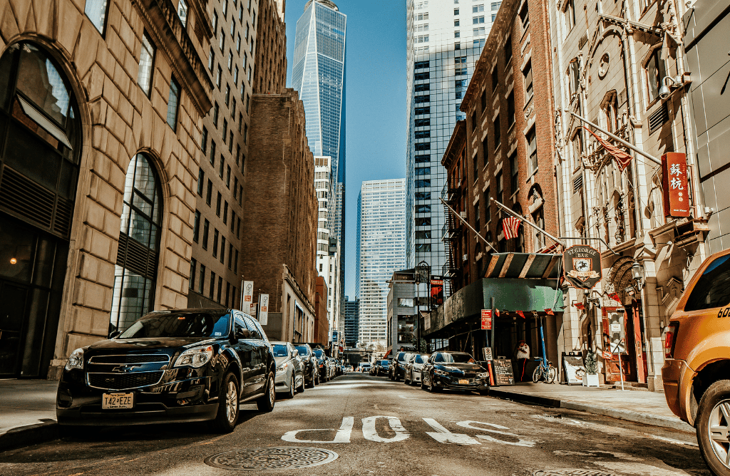 Photo of NYC roads before a crash