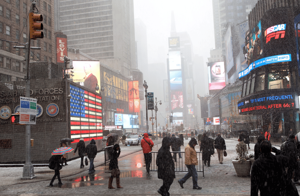Photo of rain in New York City
