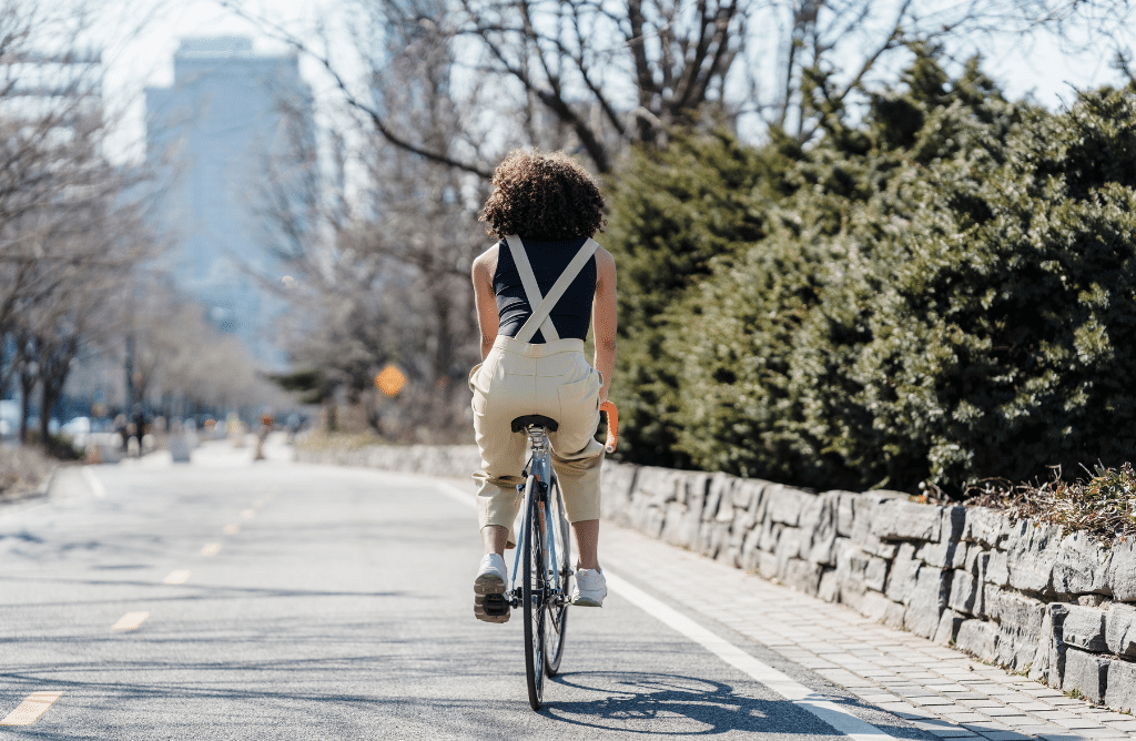 Photo of a bicyclist in the Bronx before accident