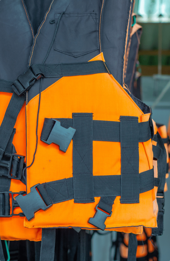A picture of a life jacket